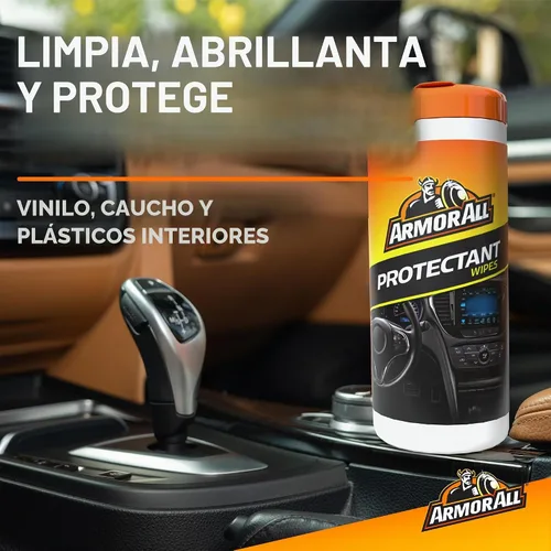 Vista 2 de Armor All Toallitas protectoras para automóvil, vinilo, goma, plástico
