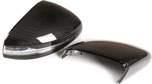 Vista 5 de Cubiertas de tapa de espejo de puerta lateral de fibra de carbono 100% real para Mercedes-Benz G GLE clase W464 W167 G500 G63 2019-21 reemplazo