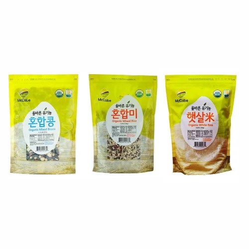 Vista 4 de McCabe Arroz mixto orgánico - Mezcla de arroz Rico en fibra y minerales Certificado USDA y CCOF Producto de Estados Unidos 3 libras