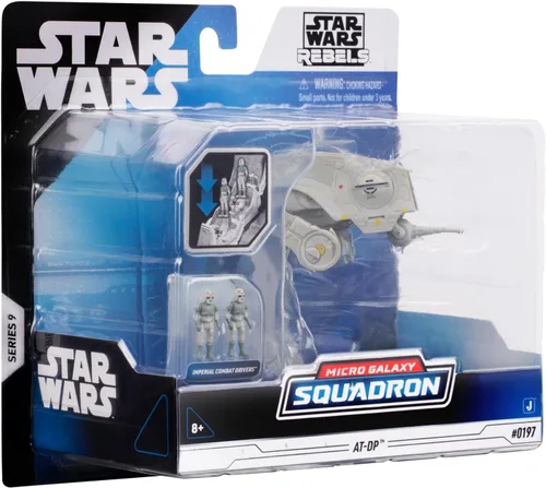 Vista 7 de Star Wars Micro Galaxy Squadron AT-DP (cápsula de defensa todo terreno) - Vehículo de 5 pulgadas con patas articuladas y dos accesorios de micro