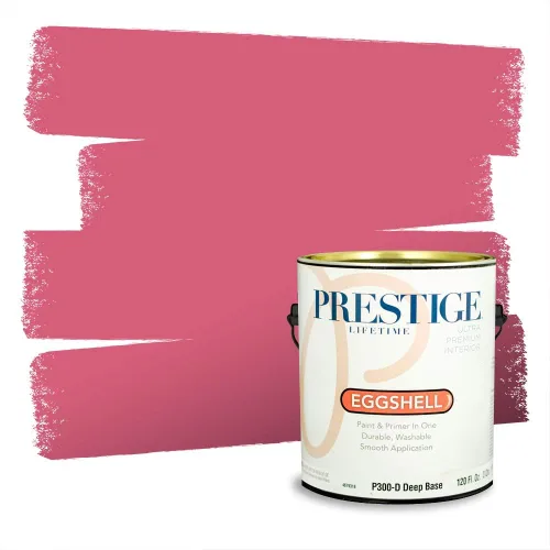 Vista 66 de Prestige Paints Pintura exterior e imprimación en uno, 1 galón, plano, coincidencia comparable de Valspar* Amber Rose*