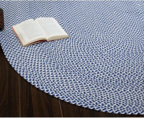 Vista 15 de Super Area Rugs - Alfombra trenzada de algodón de tres colores para granja, estilo búfalo a cuadros, negro, blanco, gris, 2 x 3 pies, rectangular