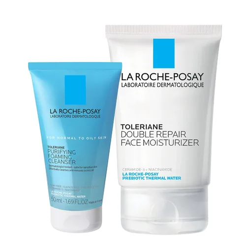 Vista 11 de La Roche-Posay Toleriane Double Repair Face Moisturizer, Daily Moisturizer Face Cream with Ceramide & Niacinamide for All Skin Types, Immediate