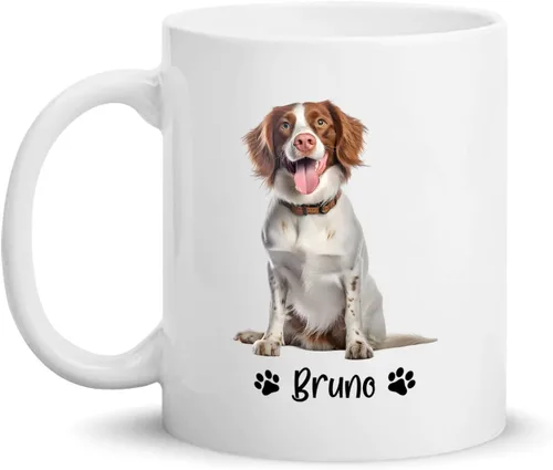 Vista 20 de Taza de café personalizada Golden Retriever con nombre para mamá o papá del perro, regalo personalizado para los amantes de los perros, taza de Taza