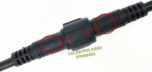 Vista 3 de 6 pares de cables conectores negros de 4 pines, impermeables, macho hembra, tira LED RGB con goma, conector LED RGB, cable conector impermeable LED
