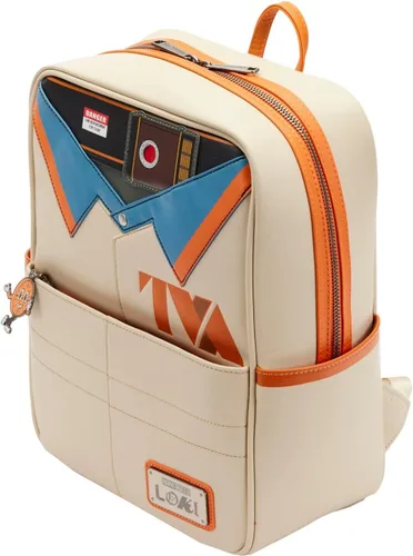 Vista 4 de Loungefly Marvel Loki Variant TVA Mini Mochila, Multi, Mochila