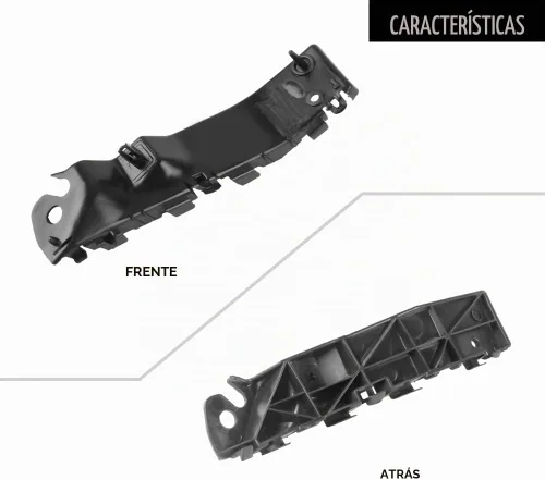 Vista 4 de 2 soportes de parachoques delantero para Ford Explorer 2011-2015