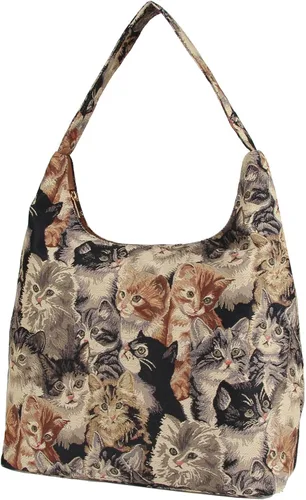 Vista 2 de Signare Tapestry Hobo Shoulder bag Slouch Purse For Women