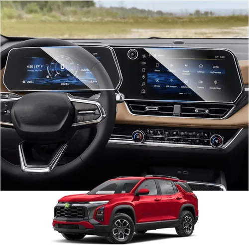 Vista 21 de Ruiya Protector de pantalla para Chevy Colorado/(2015 ~ 2022) GMC Canyon (2015 ~ 2020) GMC Yukon y Chevy Suburban/Tahoe de 8 pulgadas, vidrio