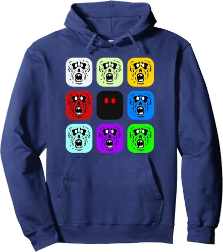 Vista 7 de Sudadera con capucha Zombie Rush Zombies, Negro, S