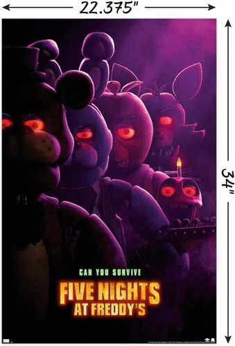 Vista 3 de Trends International Cinco Noches en Freddy - Película - Lámina de Cartel Teaser de Pared