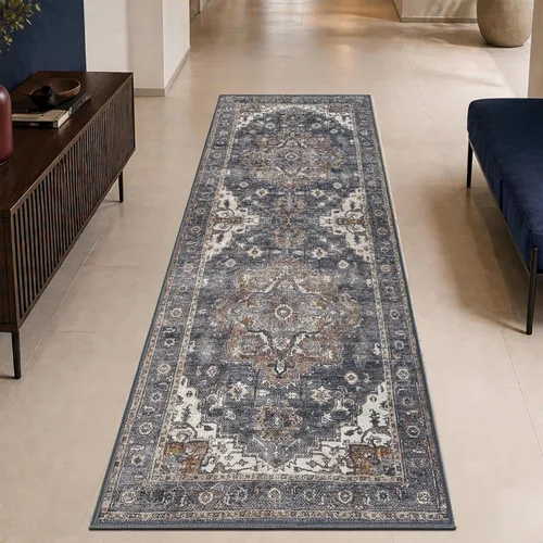 Vista 10 de Keen Home Design - Tapete lavable a máquina con respaldo antideslizante, para entrada, cocina, baño, lavandería, vintage de pelo orto y duradero