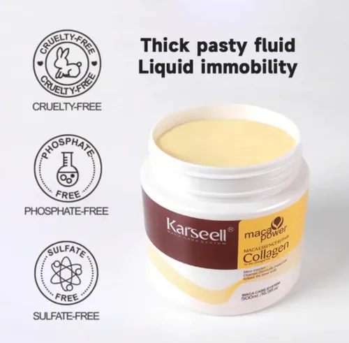 Vista 13 de Karseell - Mascarilla para el cabello con colágeno para reparación profunda y dañada para el cabello