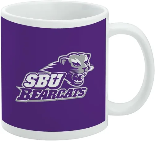 Vista 152 de Taza de cerámica con el logotipo principal de la Universidad Rider, taza de regalo novedosa para café, té y bebidas calientes, 11oz, blanca