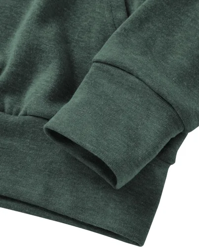 Vista 5 de GIVON - Sudadera ligera con capucha, manga larga y bolsillo frontal (XS 4XL) para mujer