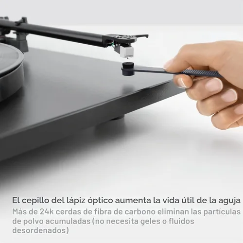 Vista 7 de Boundless Audio Kit de Limpieza de Discos de Vinilo - Kit Limpiador de Vinilo 5 en 1 Incluye Cepillo para Discos, Limpiador de Aguja, Solución