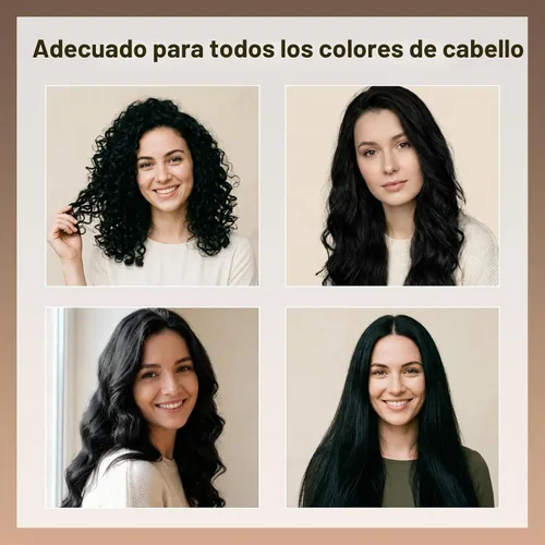 Vista 8 de IIIMEIDU MEIDU Champú de tinte para cabello negro 3 en 1 para mujeres