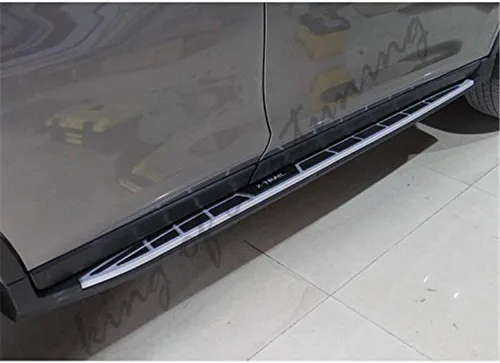 Vista 2 de Estribos de aluminio Estribos laterales Nerf Bars se adapta a Nissan X-Trail Rogue 2014 2015 2016 2017 2018 2019
