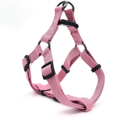 Vista 11 de Arnés de perro ajustable tricolor para perros pequeños y XS - Arnés resistente y fácil de caminar para cachorros, azul y rosa