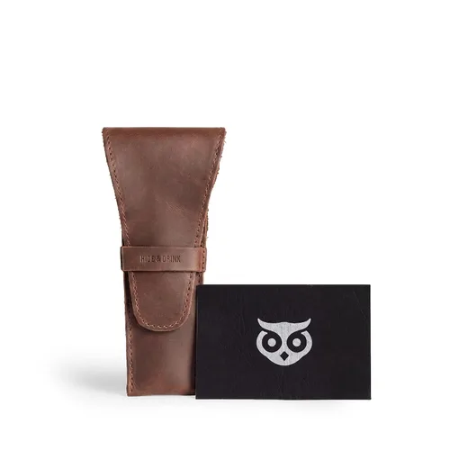 Vista 7 de Hide & Drink, Estuche de cuero para maquinilla de afeitar de seguridad, accesorios de afeitado, artículos esenciales para el cuidado personal, hecho