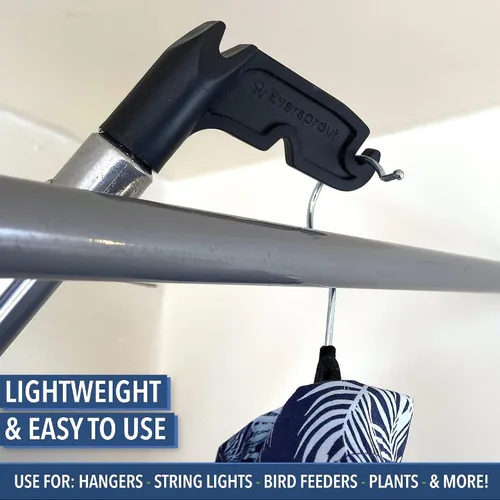 Vista 5 de EVERSPROUT Telescoping Boat Hook Floats, Scratch-Resistant, Sturdy Design Durable & Lightweight, 3-Stage Anodized Aluminum Pole Threaded End