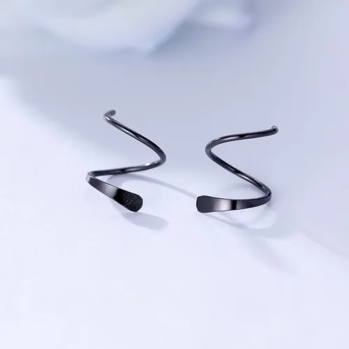 Vista 4 de Reffeer Aretes minimalistas de plata de ley 925 para mujeres y adolescentes