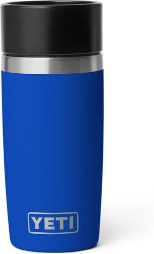 Vista 39 de YETI Rambler - Botella de viaje de 8 onzas, acero inoxidable, aislada al vacío con tapa a prueba de fugas, color negro