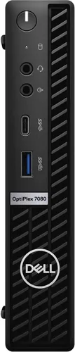 Vista 3 de Dell OptiPlex 7080 XE Micro factor de forma Mini PC Intel 6-Core i5-10500T 8GB DDR4 RAM 256GB PCIe SSD Windows 11 Pro