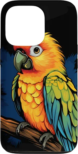 Vista 10 de Sun Conure - Funda para iPhone 17, diseño de pájaro tropical