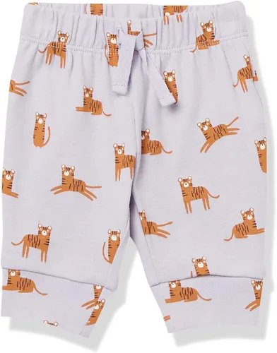 Vista 3 de Tienda Essentials Pantalones de algodón sin cordones para bebé, paquete de 4