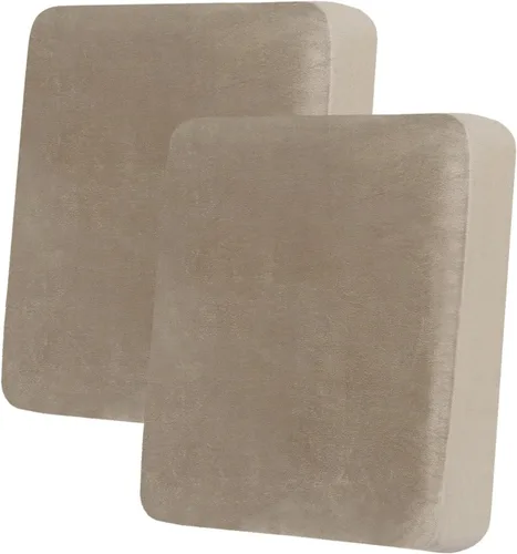 Vista 9 de hyha Fundas de cojín de terciopelo para sofá, fundas de asiento suaves para sofá modular de 3 cojines, lavables, funda mágica para sofá con parte