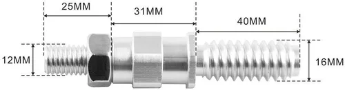 Vista 4 de Gancho de remolque, remolque universal de automóvil de aleación de aluminio, gancho de remolque delantero, anillo de remolque apto para serie E