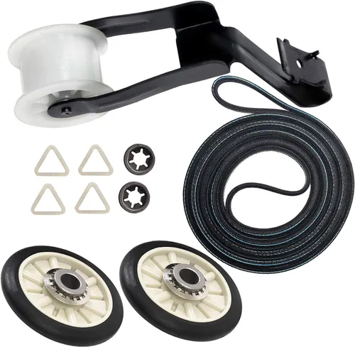 Vista 8 de Seentech 4392065 - Kit de reparación de secadora (kit de rodillo de tambor 349241T, polea tensora 691366, correa 341241), interruptor de puerta