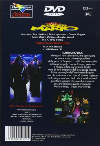 Vista 2 de super mario bros dvd Italian Import