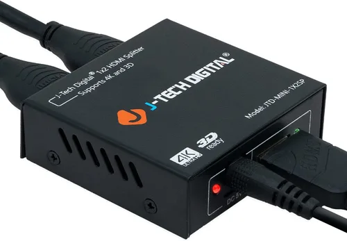 Vista 8 de J-Tech Digital, divisor de potencia, versión 1.3 certificado con Deep Color y HD Audio
