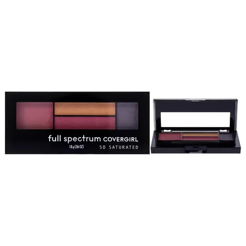 Vista 5 de COVERGIRL Quad Shadow, Cherry Soda 730, 0.06 onzas, sombra de ojos unisex