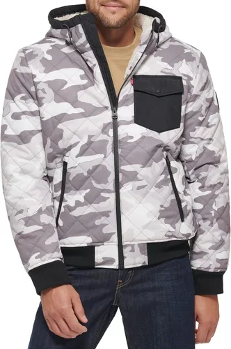 Vista 10 de Levi's mens Levi's Men's Diamond Quilted Sherpa Lined Bomber Jacket