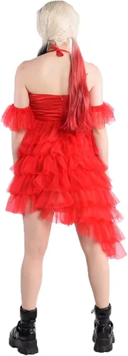 Vista 2 de Vestido Harley Suicida Rojo