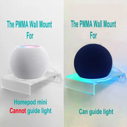 Vista 7 de Soporte de pared para Echo Dot 4ª/5ª generación, guía de luz acrílica