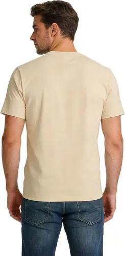 Vista 4 de Camiseta de manga corta con cuello redondo para hombre
