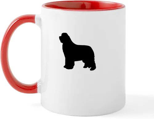 Vista 31 de CafePress Newfoundland Dog Drool Zone Taza de café de cerámica de 11 oz (11.0 fl oz)