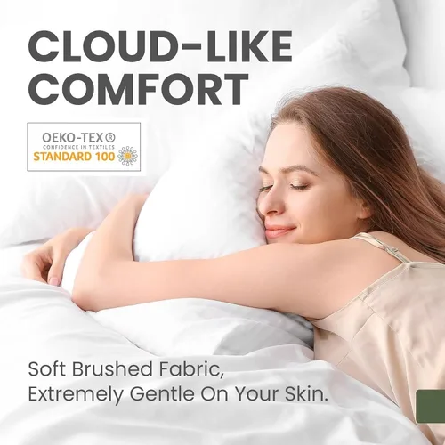 Vista 2 de Fundas de almohada para cama con cremallera, fundas de almohada