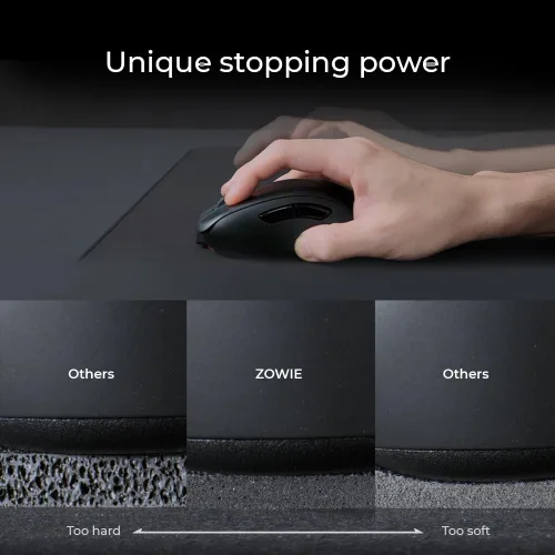 Vista 7 de BenQ Zowie G-SR-SE Gris - Alfombrilla de ratón para juegos electrónicos