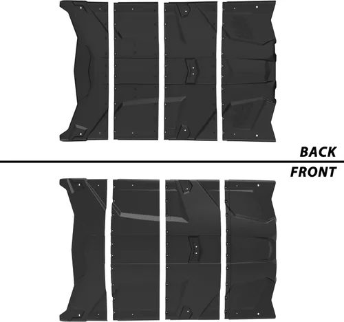Vista 8 de SAUTVS Cubierta rígida para techo deportivo Can-Am Maverick X3, 4 piezas combinadas de techo duro para accesorios Can Am Maverick X3 MAX 2017-2025