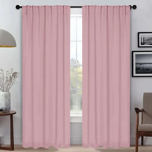 Vista 152 de Superior Cortinas Opacas, Oscurecimiento de Habitación, Dormitorio, Cortinas, Cocina, Acentos de Ventana de Sala de Estar, Bloqueo Solar, Térmico