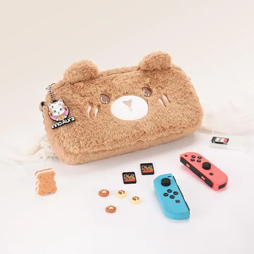 Vista 6 de Switch Case for NS Switch, innoAura 15 in 1 Switch Accessories Bundles with Switch Carrying Case, Switch Game Case, Switch Protective Case, Switch