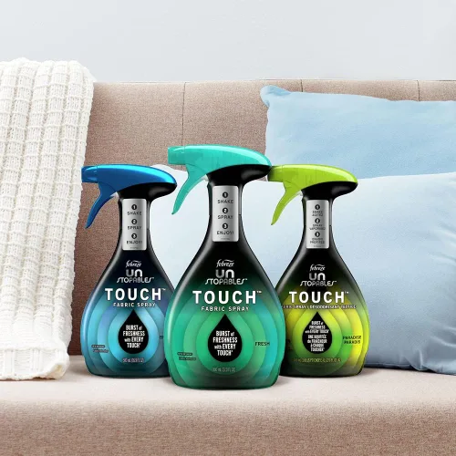 Vista 8 de Febreze Unstopables Touch - Aerosol para tela y eliminador de olores, Paradise, 27 onzas