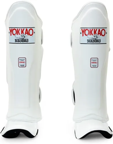 Vista 19 de YOKKAO Espinilleras Matrix Muay Thai Kickboxing MMA con rodilleras
