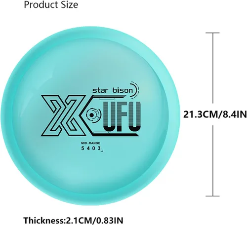 Vista 2 de X-UFO Juego de iniciación de Disc Golf, 5.64-6.00 oz, Putter de golf de disco, conductor de golf de disco, rango medio, juego de golf de disco