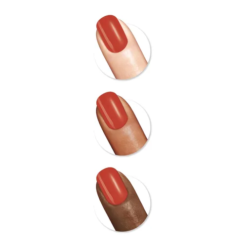 Vista 111 de Sally Hansen Xtreme Wear Esmalte de uñas sin rayas, acabado brillante, duradero, resistente a las astillas, transparente, color de uñas plateado 130